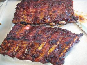 smoked ribs